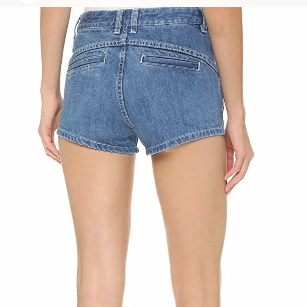 Free people 🌹🌹🌹Blue Denim Women's Shorts - Picture 8 of 14
